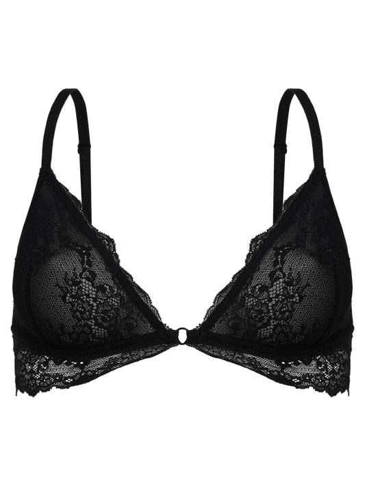 BH Triangel ohne Schale Spitze Etherea Schwarz 1