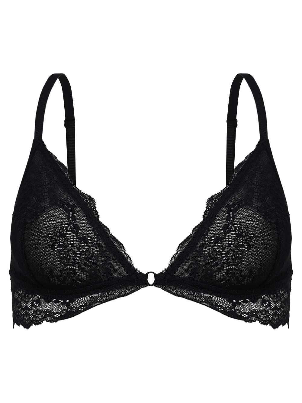 BH Triangel ohne Schale Spitze Etherea Schwarz