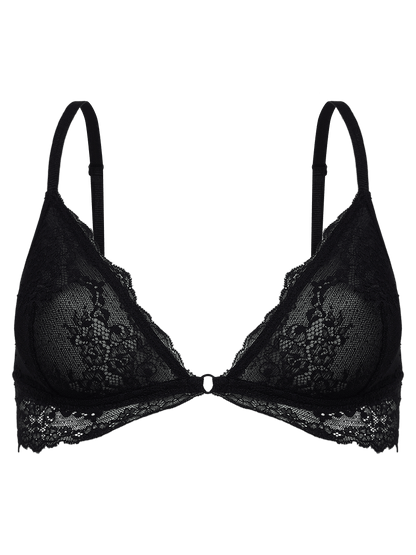 BH Triangel ohne Schale Spitze Etherea Schwarz