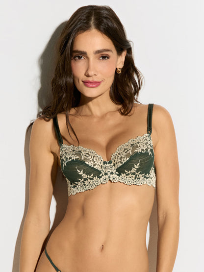BH volle Abdeckung Spitze Embrace Lace Wacoal Grün Nori