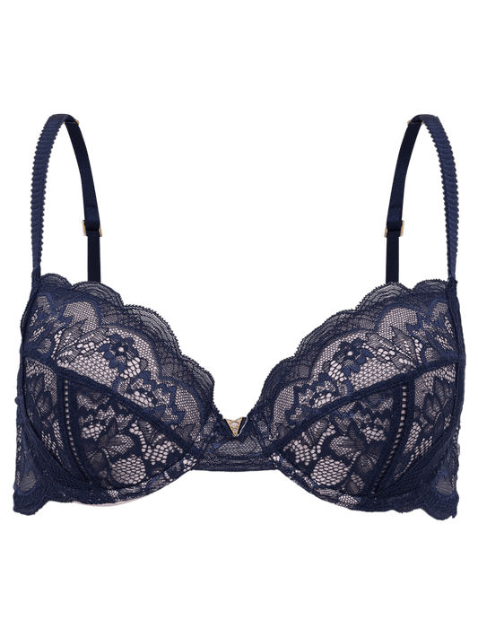 BH volle Abdeckung mit Schale Spitze Celina Blau Peacoat 1