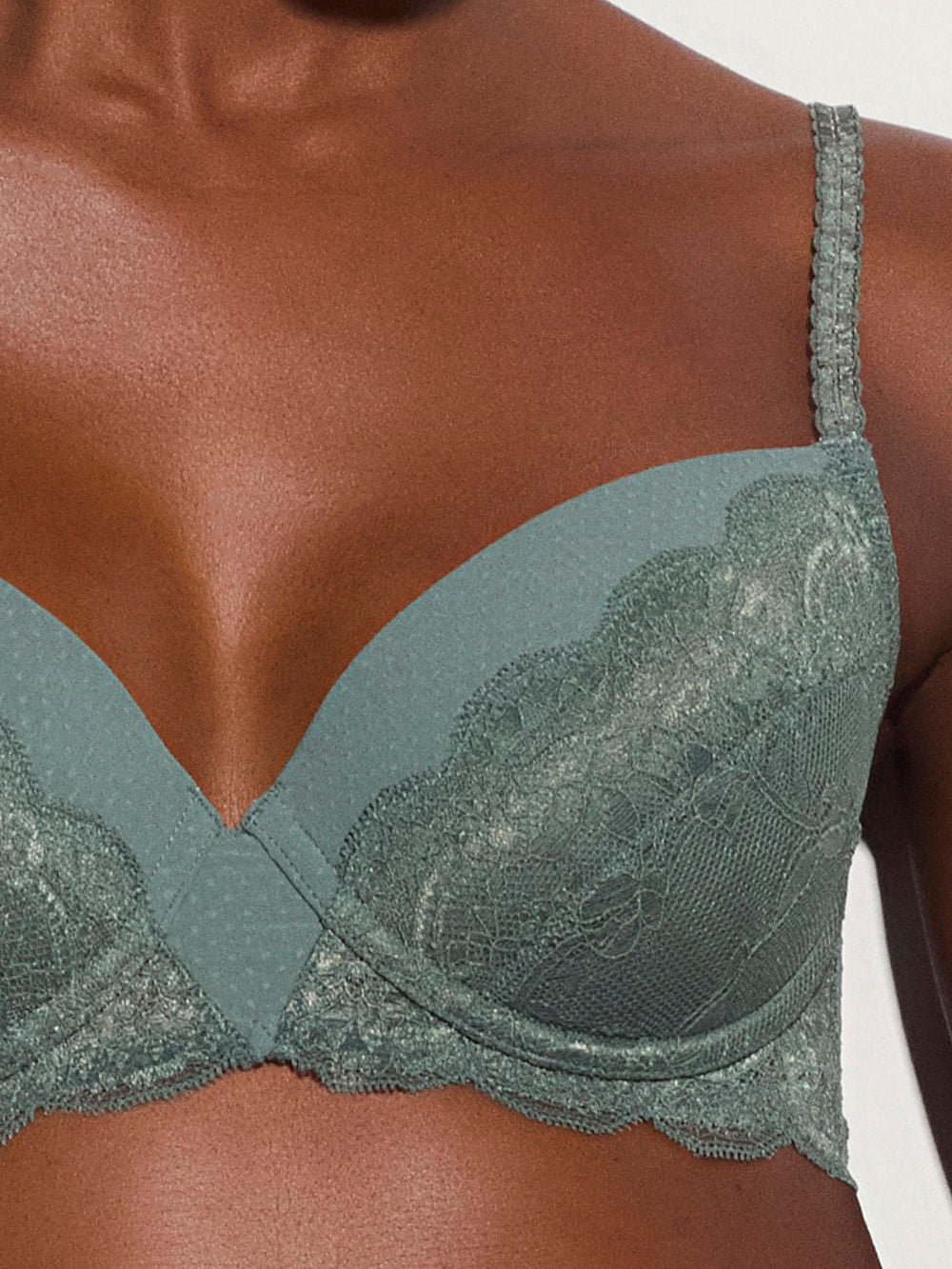 BH volle Abdeckung mit Schale Spitze Eloise Grün Laurel Wreath 3