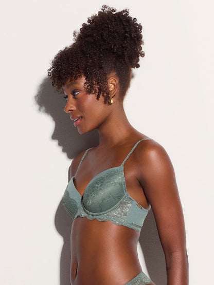 BH volle Abdeckung mit Schale Spitze Eloise Grün Laurel Wreath 5