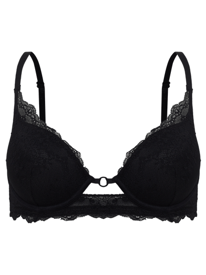 BH Halbschale Spitze Etherea Schwarz