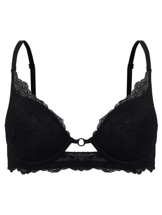 BH Halbschale Spitze Etherea Schwarz 1