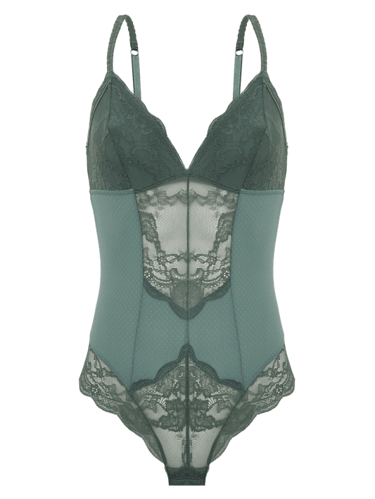 Body ärmellos Spitze Eloise Grün Laurel Wreath 1