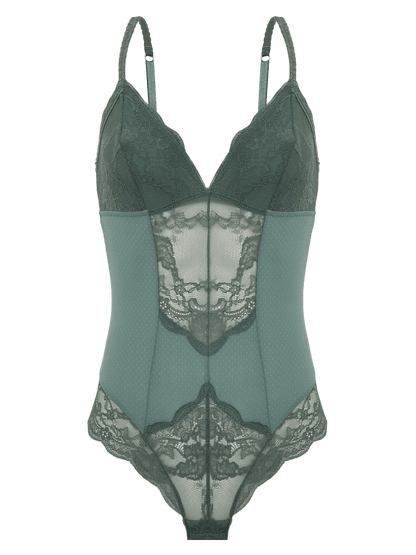Body ärmellos Spitze Eloise Grün Laurel Wreath
